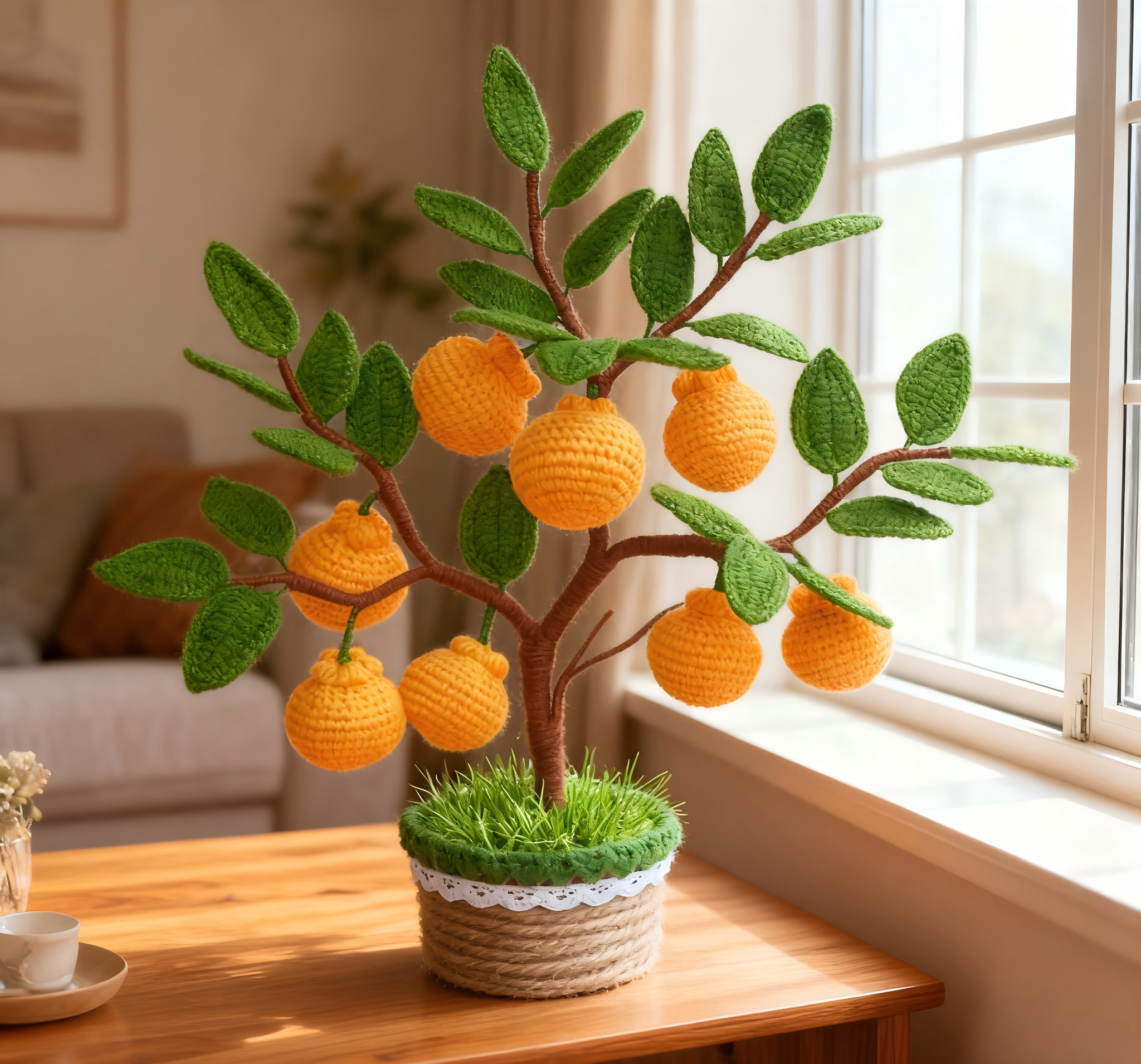 Knitted Mandarin Orange